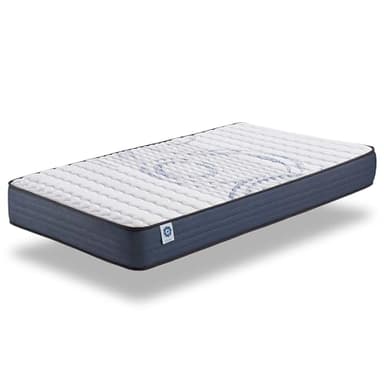 NATURALEX - Matelas PerfectSleep 80x200 cm - 21 cm - Soutien Mousse à mémoire de Forme - Accueil Blue Latex - Confort Équilibré - Respirant - 7 Zones - Réversible Face été/Hiver - Fabriqué en Europe