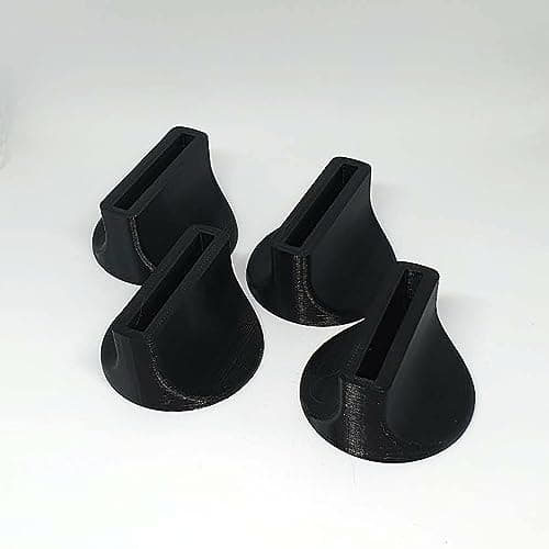 3D SAVOIE Lot de 4 Pieds/Patin de Remplacement Compatible Chaise Longue Le Corbusier LC4 (4)