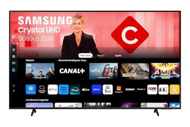SAMSUNG Téléviseur TU55DU8005 55" (55 Pouces) Crystal UHD 4K Smart TV 2024
