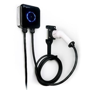 CHARGISSIMO Wallbox borne Chargeur Mural 3.6KW pour EV Voiture électrique et Hybride Rechargeable 5 mètres Type 2 | Compatible Model 3/S/X/Y, Zoe, e-208, 500e, ID.3, ID.4, i3, EV6, MG4, Spring