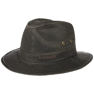 Stetson Chapeau Traveller du Vagabond de Soleil (M (56-57 cm) - Marron)