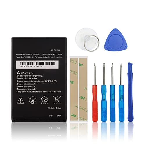 SwarKing Batterie de rechange compatible avec Sonim XP8 XP8800 BAT-04900-01S avec outils
