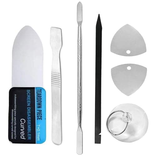 Haojiaho Kit d'outils de réparation de téléphone Portable 7 pcs, Spudger Antistatique, Ensemble d'outils d'ouverture de Levier en Plastique et en métal pour Smartphone et Ordinateur Portable