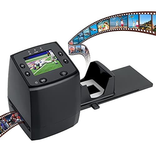 DIGITNOW! Scanner de Diapositives et Négatifs 35 mm,Convertisseur de Film à Images Numériques 5MP/10MP JPEG avec 2,4'' Écran - Pas d'ordinateur Requis