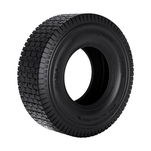WilTec Pneu Tondeuses autoportées 16x6.50-8- 4PR Sans Chambre à air incluse Chariot Diable