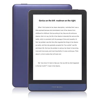 Meebook E-Reader M6 | 6' Eink Carta Screen 300PPI | Adjustable Smart Light | Android 11 | Ouad Core Processor | Audio Books | Support Google Play Store | 3GB+32GB Storage | Micro-SD Slot | Purple