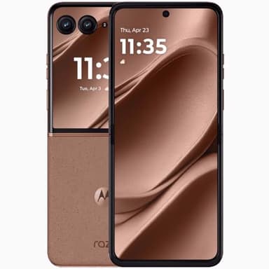 Motorola RAZR 50 Ultra 5G XT2451-3 Smartphone débloqué 512 Go + 12 Go de RAM Dual-SIM (Nano, eSIM) Android 14 – Mousse Moka