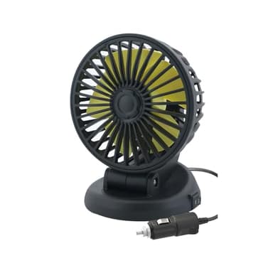 CGEAMDY Ventilateur Voiture 12v, Ventilateurs Portables Voitures, Vitesses Rotatif 360° Ventilateur Véhicule, Ventilateurs Refroidissement USB Pour Voiture, Ventilateur électrique Pour Voiture D'été