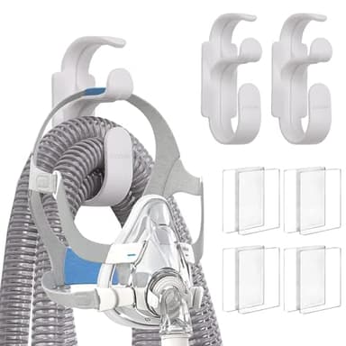 CPAP Tube Holder 2 pièces, CPAP Stand pour appareil respiratoire, Fournir stable et Tangle Free CPAP masque système de pipeline, vous permettant de mieux dormir pour l'apnée du sommeil accessoires