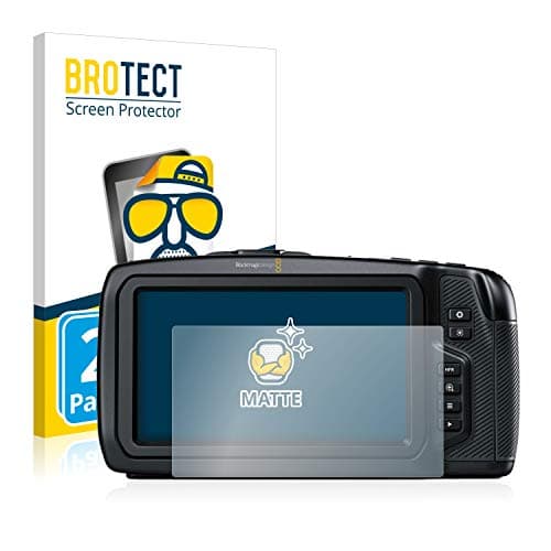 brotect Protection Ecran Anti-Reflet pour Blackmagic Pocket Cinema Camera 4K / 6K (2 Pièces) - Film Mat