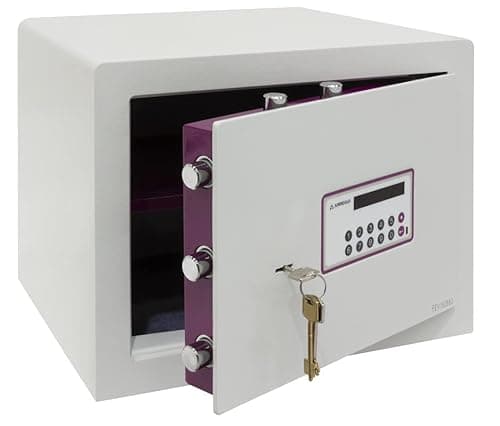 ARREGUI Forma Evolution 150050 Coffre-fort à code et à clé facile d'utilisation | Coffre-fort double sécurité verrouillage électronique avec combinaison et clé | Haute sécurite | 32 x 42 x 36 cm | 40L