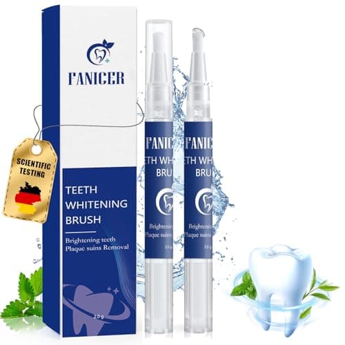 2 Pièce Stylo Blanchiment Dents,blanchisseur de dents, blanchiment dentaire Kit, Efficace rapide blanchiment dents stylo, Soins des Dentsblanchiment pour dents à la maison