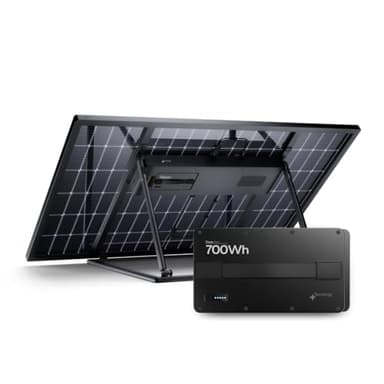SUNOLOGY Play Max avec batterie - Panneau Solaire Plug & Play - Kit Panneau Solaire à Brancher sur Prise 220V - Puissance 450W - Facile à Installer - Batterie 700Wh incluse Pour stocker L'excédent