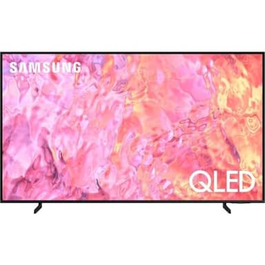 Samsung TV QE50Q65CAUXZT QLED 4K, Smart TV 50", processeur Quantum 4K Lite, volume de couleur 100 % avec Quantum Dot, OTS Lite, intégré avec Bixby et Alexa compatible avec Google Assistant, noir 2023