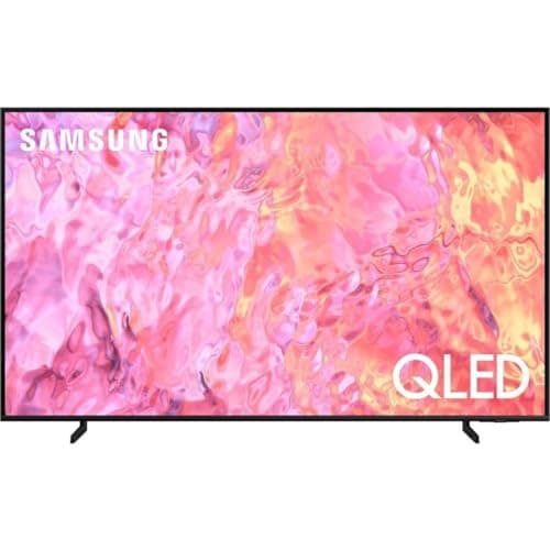 Samsung TV QE50Q65CAUXZT QLED 4K, Smart TV 50", processeur Quantum 4K Lite, volume de couleur 100 % avec Quantum Dot, OTS Lite, intégré avec Bixby et Alexa compatible avec Google Assistant, noir 2023