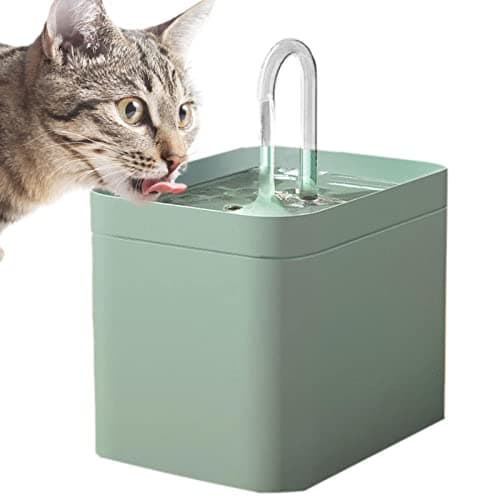 XINXI Fontaine À Eau pour Chat, Ultra Silencieuse 1.5 L sans Fil, pour Animaux De Compagnie avec Filtre pour Oiseaux Chiens