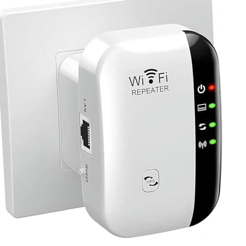 beseloa Répéteur WiFi Puissant 300Mbps Amplificateur WiFi Puissant 2.4GHz WiFi Range Booster WiFi Répéteur Extenseur sans Fil avec Port Ethernet, WiFi Extender WiFi Booster, RJ45, Protection WPS
