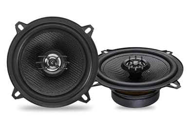 Caliber Haut Parleur Voiture - 2X Enceinte Voiture 100W - Haut Parleur coaxial 3 Voies - Matériel de Montage Inclus - Noir - 13 cm