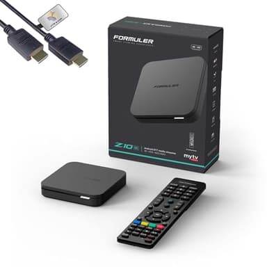 Formuler Z10 SE 4K Android 10 Lecteur multimédia OTT, 4K UHD 10-bit 60fps h.265, HDR10+ Smart OTT Media Streaming Box, WLAN, télécommande, Support Widevine L1, MYTVOnline2, câble HDMI HTS e-com