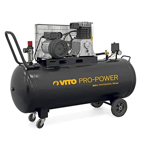 VITO - Compresseur à Courroie 200L 10 bar 4 CV 3 kW professionnel 2800 Tr/min AIR 400 L/min