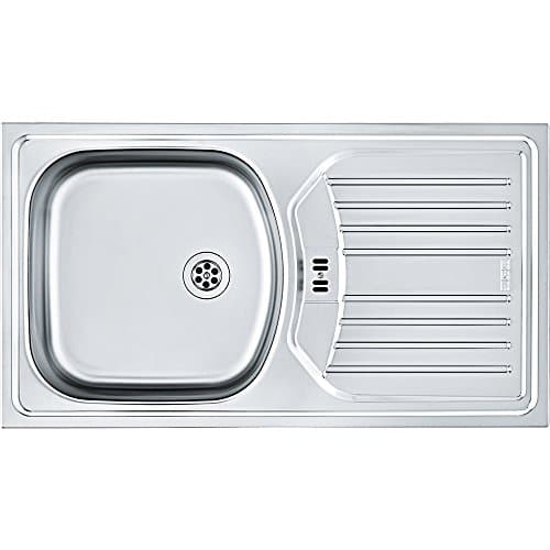 FRANKE ETL 614 Nova Euroform Évier de Cuisine encastré en Acier Inoxydable, INOX Lin, 78.0 x 43.5 x 14.0 cm