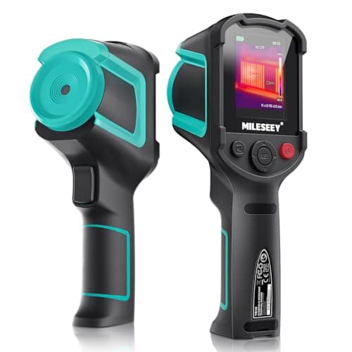 MILESEEY TR10 Imageur Thermique, 192 x 192 super résolution, taux de rafraîchissement 25 Hz, camera thermique portable -4°F à 1022°F, durée de vie de la batterie 8 heures, caméra thermique