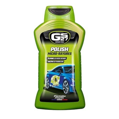 GS27 - Polish Micro-Rayures Voiture - Élimine Facilement les Micro-Rayures et Imperfections de la Carrosserie, 500 ml, Neutre