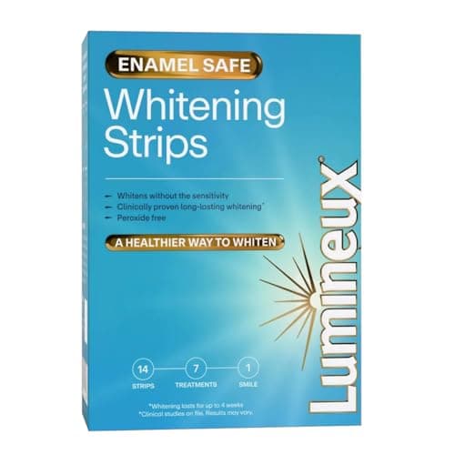 Lumineux Bandes Blanchiment Dentaire - 7 Traitements - Sans Peroxyde - Préserve L'émail Pour Des Dents Plus Blanches - Blanchiment Des Dents Sans Sensibilité - Formulé par des Dentistes