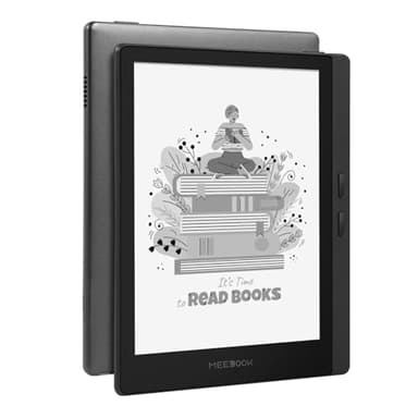 Meebook E-Reader M7 | 6.8' Eink Carta Bildschirm | 300PPI Smart Light | Android 11 | Ouad Core Prozessor | Out Speaker | Support Google Play Store | 3GB+32GB Speicher | Micro-SD Slot | Grau