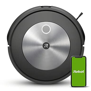 iRobot Aspirateur Robot connecté Roomba® j7 avec 2 extracteurs en Caoutchouc multisurfaces - Idéal pour Les Animaux - Cartographie, mémorise, s'adapte à Votre Domicile - Détecte et évite Les Objets