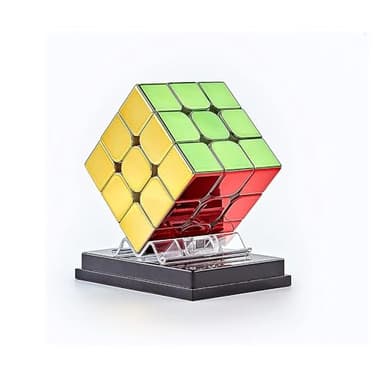 XMDCuber 3x3 Speed Cube 3x3x3 Magnétique de Vitesse Puzzle Réfléchissant Miroir Brillant