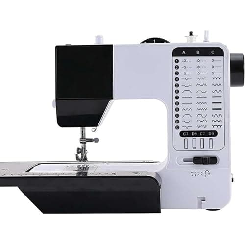Machine À Broder Portable, Machine À Coudre Industrielle Multifonctionnelle, Avec 38 Points Intégrés, Table D'extension Et Nuit, Peut Gérer 7 À 10 Couches De Tissus Épais, Robuste Pour Tous Les Besoin