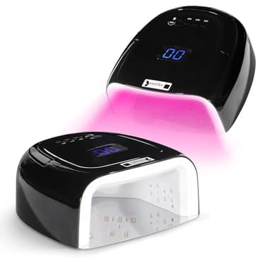 Beautilux Lampe UV Ongles Gel, 60W Portable Lampe Led Vernis Semi Permanent, Professionnel Automatique 4 Modes De Minuterie 30/60/90s/99s Pour Toutes Les Gels