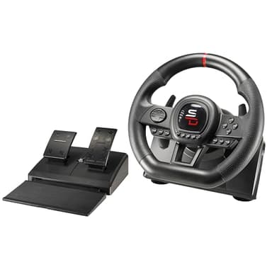 Superdrive - Volant de course SV650 avec pédalier et palettes de vitesses Xbox Serie X/S, Switch, PS4, Xbox One, PC (programmable pour tous les jeux)
