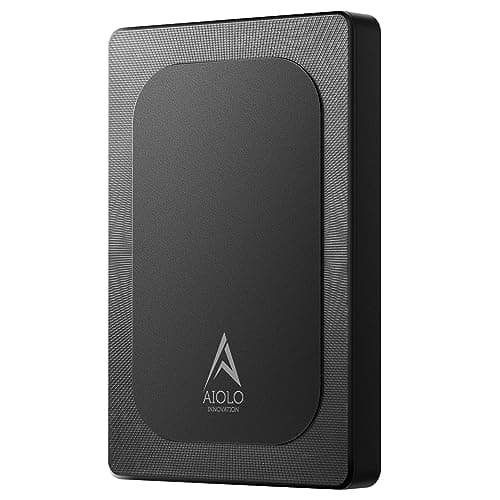 Aiolo Innovation 500Go Compatible Disque Dur Externe Portable Ultra-Mince 2.5" USB 3.0, SATA, Stockage HDD pour PS4, Xbox, PC, Mac, Ordinateur de Bureau, Ordinateur Portable