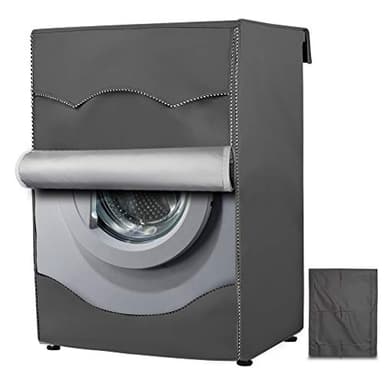 Mr. You Couvre-machine à laver pour extérieur, housse imperméable, housse de protection pour machine à laver, housse pour machine à laver, pour extérieur, imperméable (60 x 64 x 85 cm, gris)