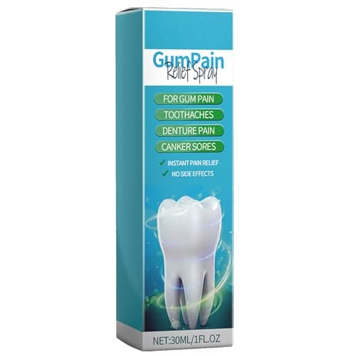 Sprays Réparation des Gencives,Dents Gomme Douleur Spray,Spray de Soulagement de la Douleur Dentaire,Spray Oral Portable Mal de Dents,Spray de Soins Bucco-dentaires à Base de Plantes,30ml