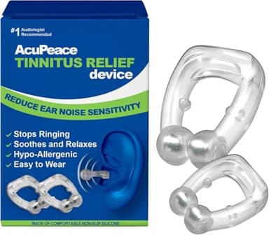 Dispositif de soulagement pour les acouphènes pour les oreilles, dispositif de soulagement pour les acouphènes, dispositif pour soulager les acouphènes, clip d'oreille pour soulager les acouphènes,