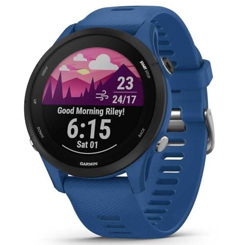 Garmin Forerunner 255 – GPS-Laufuhr mit individuellen Trainingsplänen, speziellen Lauffunktionen und detaillierter Trainingsanalyse. 1,1“ & 1,3" Farbdisplay, Akkulaufzeit bis zu 14 Tage