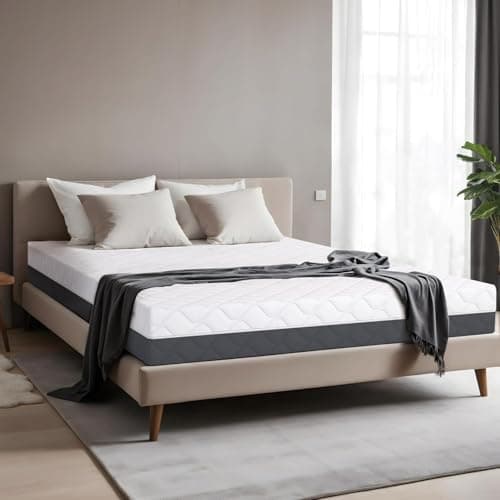 120 x 190 Matelas Double Waterfoam 100% Fabriqué en Italie | E rgonomique et orthopédique | Haute respirabilité avec le système AirFoam | Déhoussable | Hypoallergénique, antibactérien et anti-acarien