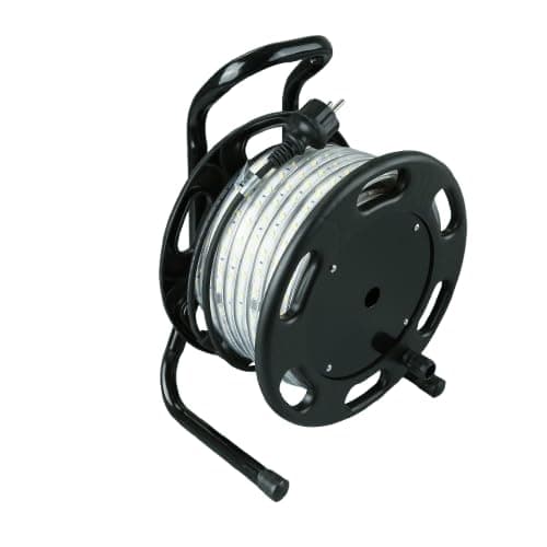 LEDWORK RUBAN LED DE CHANTIER AVEC ENROULEUR A BRANCHER 25M 1420LM 5K IP65