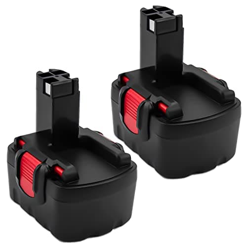 Exemoro 2×14,4V 3,0Ah Ni-MH Batterie BAT038 pour Bosch 14,4V Batterie BAT040 BAT041 BAT042 BAT043 BAT140 BAT159 2607335275 2607335533 2607335534 2607335711 2607335465 Outil électrique sans Fil