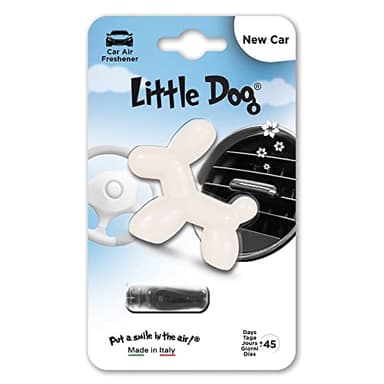 Little Joe Little Dog Parfumeur de gel Arôme de voiture neuve pour l'aérateur de voiture. Longue durée, jusqu'à 45 jours. Parfum irrésistible et amusant pour tous les publics.