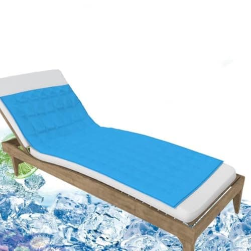 FFTT Pro Tapis de plage rafraîchissant en gel pour adultes, humains, pour sueurs nocturnes et amélioration de la qualité du sommeil, drap de lit 100 % sûr et propre, tapis de plage (170 x 70 cm)