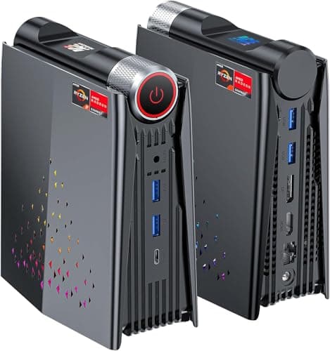 ACEMAGICIAN S3A Mini PC Gaming, AMD Ryzen 9 6900HX (8C/16T, jusqu'à 4,9 GHz), 16 Go DDR5 4800 MHz 512 Go NVME PCIe3.0 SSD, AMD Radeon 680M Micro ordinateur de bureau avec réglage 3 modes | WIFI6 | LAN