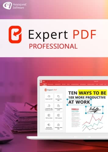Expert PDF 15 | Professional | Code d'activation PC - envoi par email