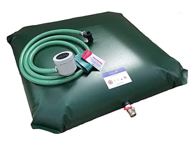 EDENEA - Kit Citerne Souple Récuperation Eau De Pluie - 200 litres - Arrosage Jardinage Bricolage