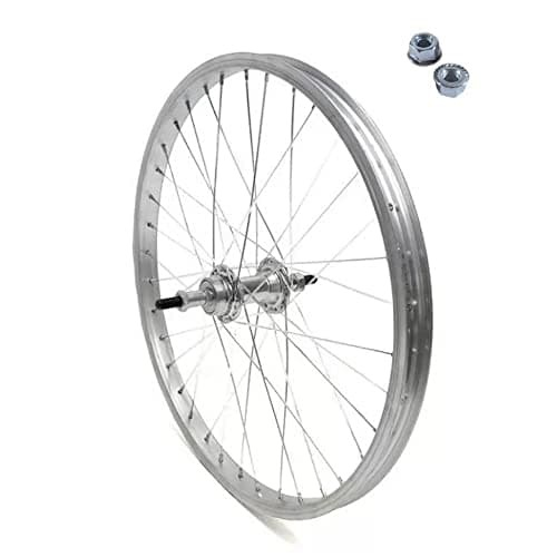 Roue de jante arrière vélo VTT 26 x 1,75 6/7 V. en aluminium, moyeu en acier, écrous de fixation inclus