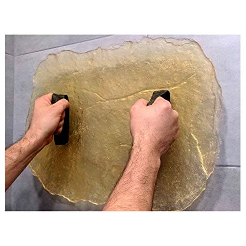 Tapis de tampon en polyuréthane, texture pierre, décoration imprimée, béton, ciment