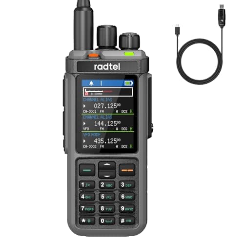 Radtel RT-880 Talkie Walkie 10W Radio Amateur Portable avec 1024 canaux, réception HF CB SSB, répéteur Cross-Band, écran Couleur 2,4", Batterie Rechargeable 2400mAh